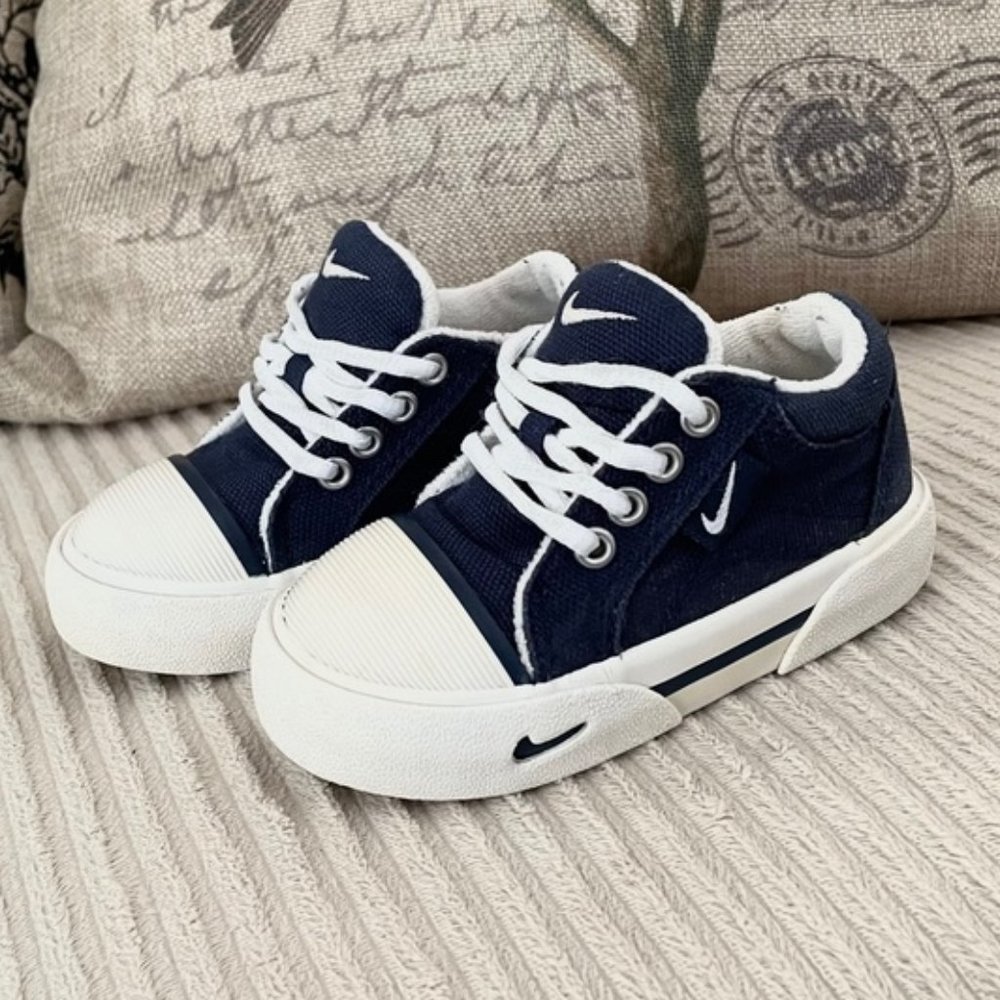 Rare Vintage 90s Nike Baby Hermosa Canvas Size 2C #850154-411 Shoes - Picture 13 of 17